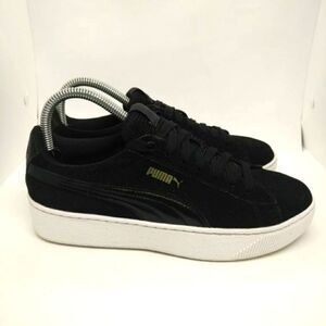 Puma Vikky Platform Fashion Sneakers Shoes Women's Size 7.5 Black Puma Classic P